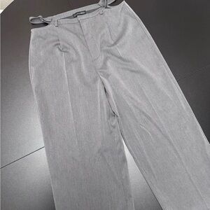 JLUXLABEL Light Gray Men's Dress Pants
